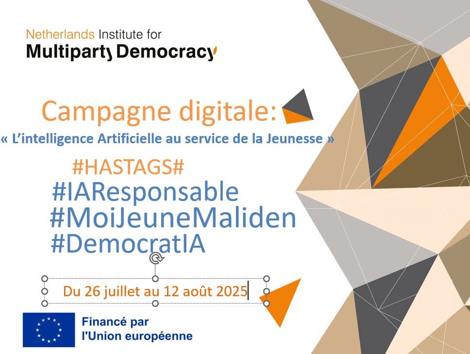 UEauMali's tweet photo. Lancement de la campagne digitale sur le thème « 𝐋’𝐢𝐧𝐭𝐞𝐥𝐥𝐢𝐠𝐞𝐧𝐜𝐞 𝐀𝐫𝐭𝐢𝐟𝐢𝐜𝐢𝐞𝐥𝐥𝐞 𝐚𝐮 𝐬𝐞𝐫𝐯𝐢𝐜𝐞 𝐝𝐞 𝐥𝐚 𝐉𝐞𝐮𝐧𝐞𝐬𝐬𝐞» par le @NimdMali et @UEauMali. Elle s'étendra jusqu'au 12/08, date de la Journée internationale de la Jeunesse.
Restez connectés! https://t.co/jYhAu1duEN