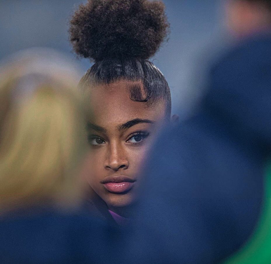 She’s definitely the most beautiful footballer ever.