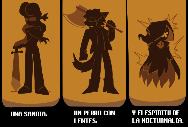 N0rmal_1nk's tweet image. Solo entonces, brillando con esperanza... Tres héroes aparecerán en el borde del mundo.
- La leyenda de la Maracuruna