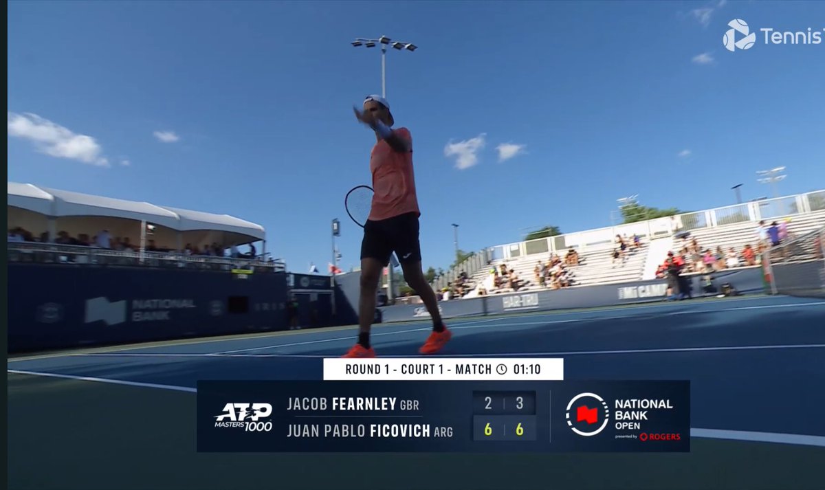 Tomás Rodríguez Couto (@tomasrodriguezc) on Twitter photo ✔️PRIMER TRIUNFO EN MASTERS 1000
<a href="/juampificovich/">juampi ficovich</a> 🇦🇷 no solo hizo cuartos en el ATP de Los Cabos🇲🇽 y pasó la qualy del Masters 1000 de Toronto🇨🇦; además venció a Jacob Fearnley🇬🇧 (55°) 6-2 y 6-3 y ya está en segunda ronda. ✔️PRIMER TRIUNFO EN MASTERS 1000
<a href="/juampificovich/">juampi ficovich</a> 🇦🇷 no solo hizo cuartos en el ATP de Los Cabos🇲🇽 y pasó la qualy del Masters 1000 de Toronto🇨🇦; además venció a Jacob Fearnley🇬🇧 (55°) 6-2 y 6-3 y ya está en segunda ronda.