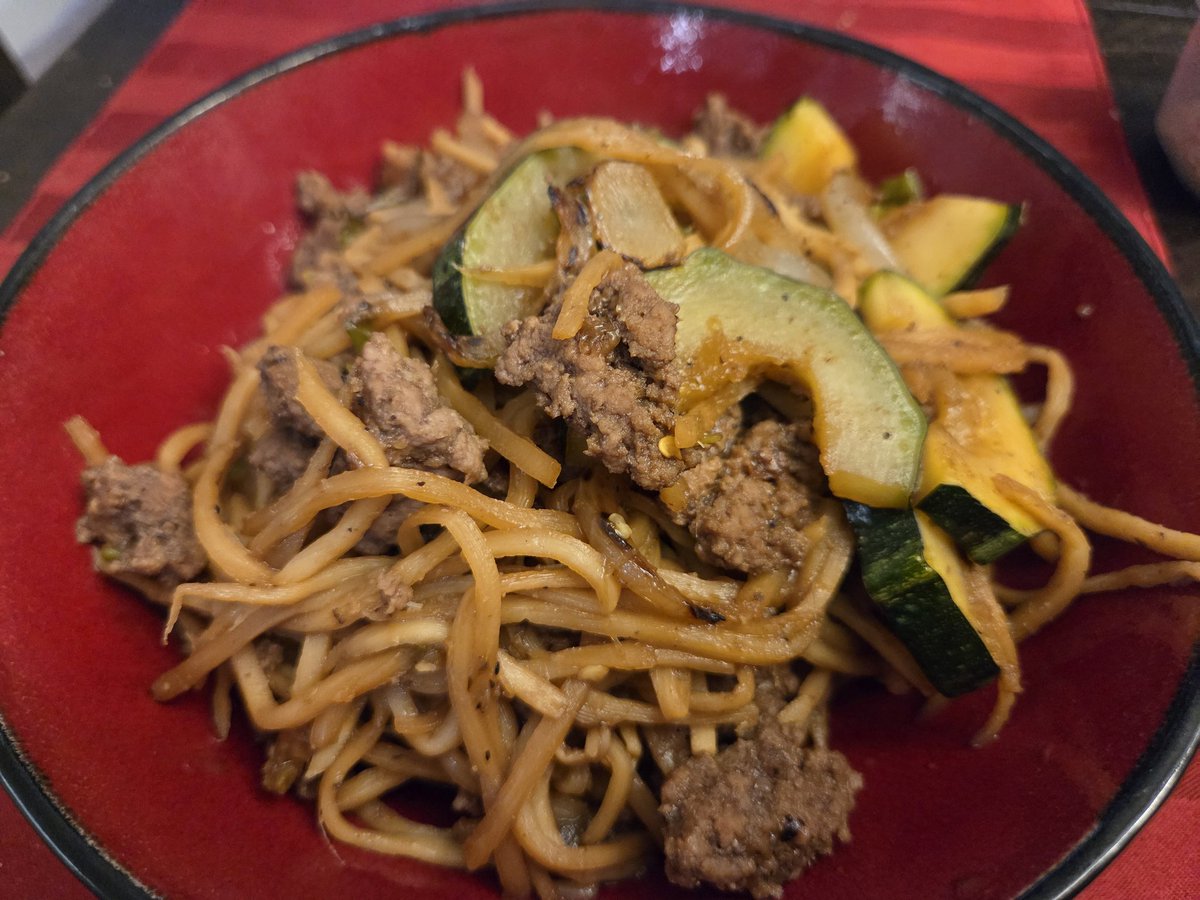 _TheBBQBarn's tweet image. Mongolian Beef with Palmini Noodles