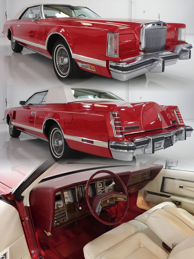 hippyseachick's tweet image. 79 Lincoln Continental, my mom and dad had one.....sexy.....and them rims