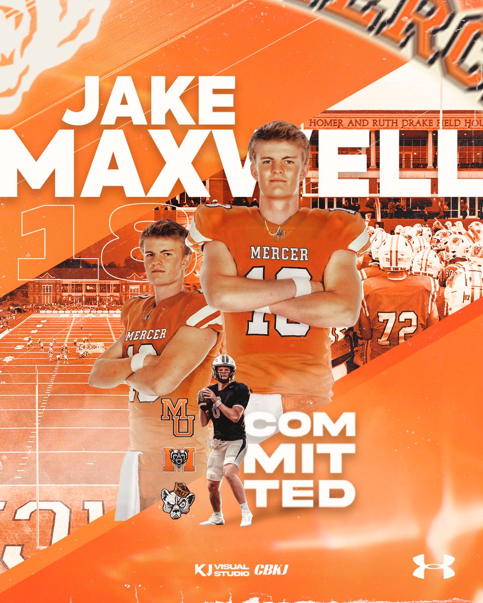 Jake_Maxwell12's tweet image. I’m excited to announce my commitment to Mercer University! All Glory to God. Go Bears! 🐻 🟠 @MercerFootball @AnthonySoto_MU @coach_mjacobs @CoachJones_25 @QBC_Atlanta