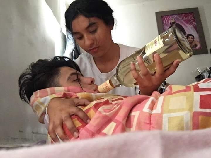 crossedstarss's tweet image. Miguel is holding me likd this rn