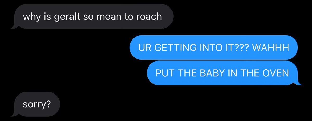 ptolemaesiac's tweet image. sister is playing witcher 3 for the first time. yay 🤍