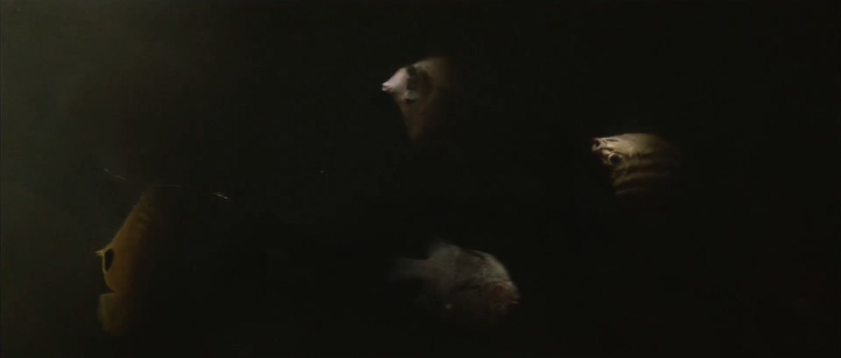 M3S0soic's tweet image. #GojiRewatch25
Godzilla vs. Hedorah is mostly similar to All Monsters Attack (in some way it's its spiritual remake) but just like the original it has a one-eyed scientist watching the death of his fish in the tank.