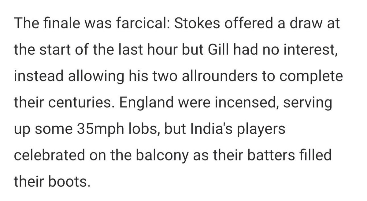 strosh33's tweet image. “Incensed” that through sheer arrogance they bowled first on a road again, then when they couldn’t bowl India out wanted to take their bat and ball to go home.
Pea hearts.