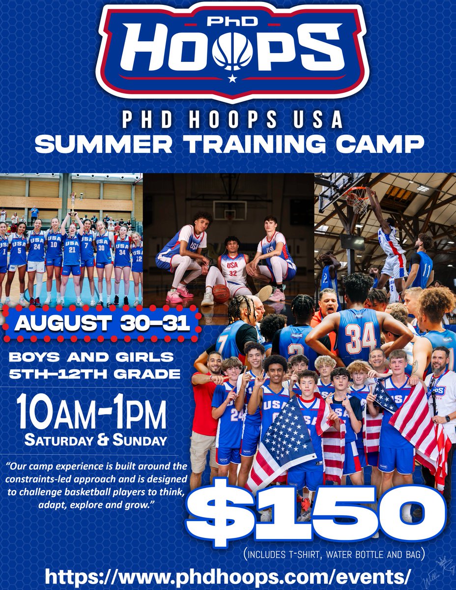 PhDHoops's tweet image. COMING TO LOS ANGELES, CA OVER LABOR DAY WEEKEND!
It’s the PhD Hoops USA Training Camp!
DM us with Q’s! 🇺🇸🏀
REGISTER HERE 👇🏽 phdhoops.launchtrack.events/register/phd-h…