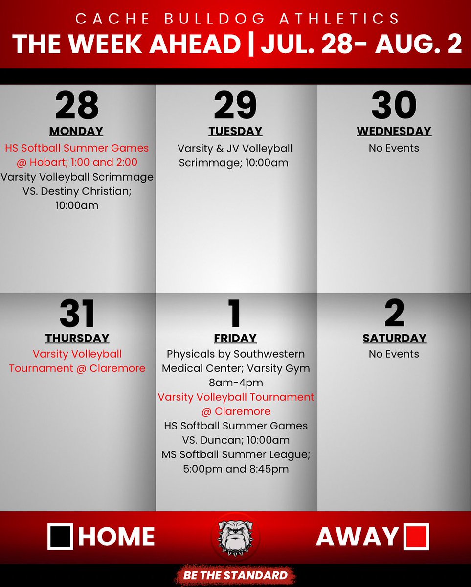 Cache Bulldog Athletics tweet media