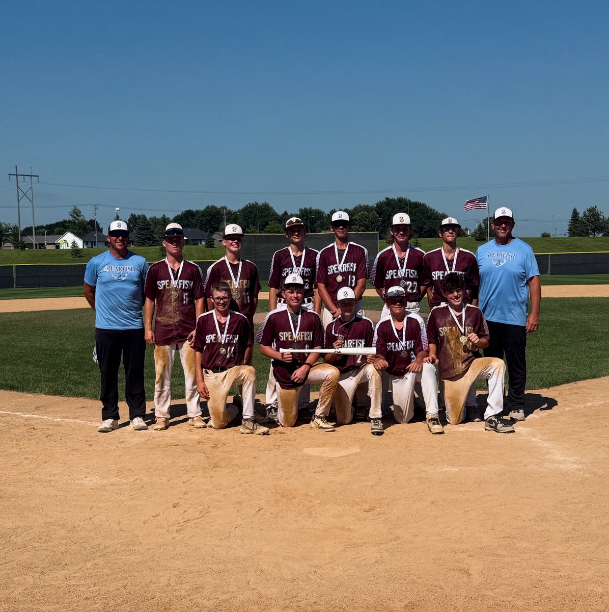 SEBA (@sebapost15) on Twitter photo This weekend, we hosted the 13/14U Combined SD Class A State Tournament at Harmodon Park! Thank you to all the came and helped make it a great event!⚾️
Congratulations to our Champions, <a href="/spearfishbsball/">Spearfish Baseball Association</a> 🏆 This weekend, we hosted the 13/14U Combined SD Class A State Tournament at Harmodon Park! Thank you to all the came and helped make it a great event!⚾️
Congratulations to our Champions, <a href="/spearfishbsball/">Spearfish Baseball Association</a> 🏆