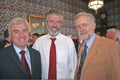 Cornishview's tweet image. #GerryAdams embarrassed as a picture of him with 2 extremists resurfaces.