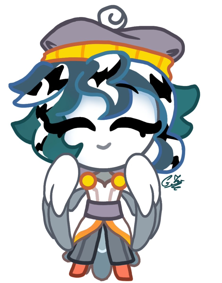 IdkILikeArchie's tweet image. The pigeon Diva &lt;3
Silly standing pose yea
#crk #cookierunkingdom #cookierun #cookierunoc #oc #pigeon