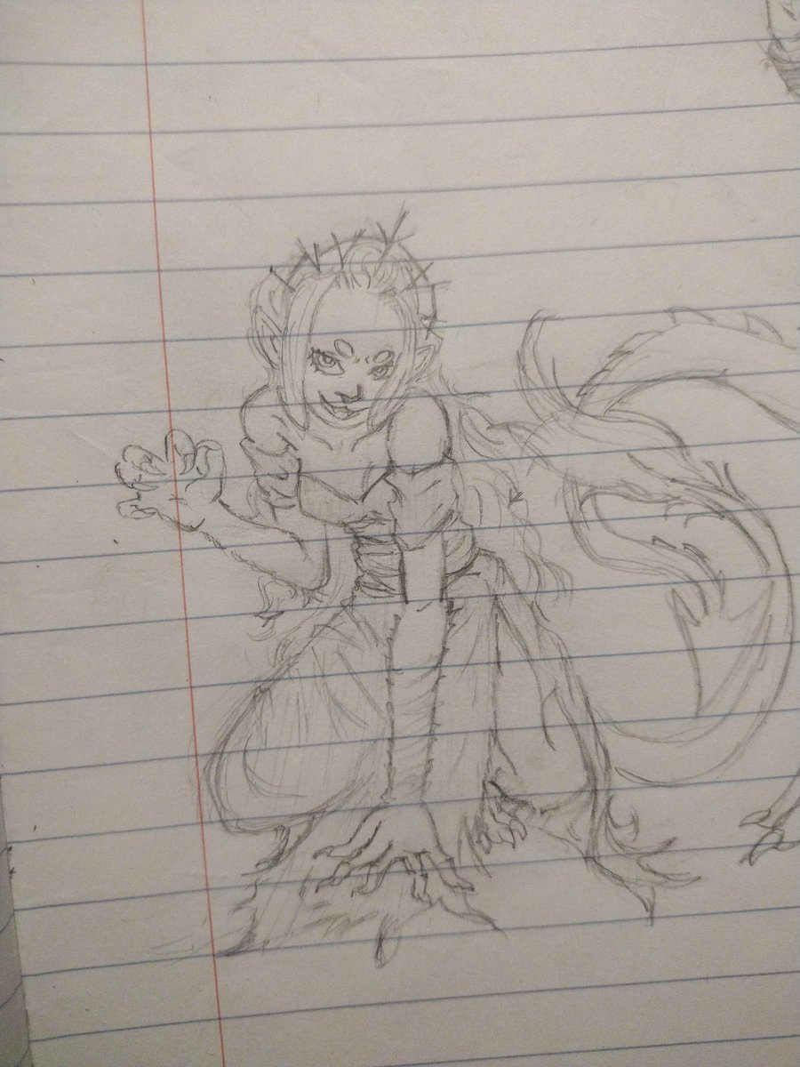 Planktonism's tweet image. Sketches of the Princess