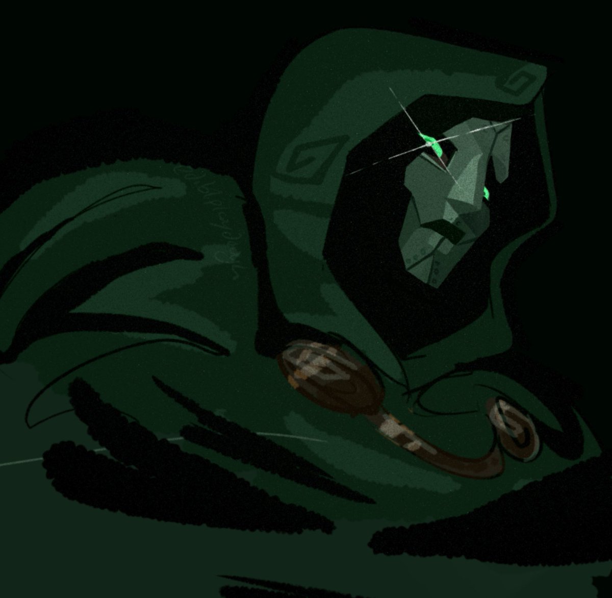 ediblplaydough's tweet image. Reworked this and I still do not know what I’m doing  #DrDoom