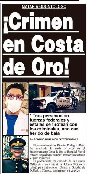 rodrigo_dector's tweet image. Cr1m3n en Costa de Oro, en Boca del Río, Veracruz, as3s1n4n a reconocido odontólogo en su residencia, le quitan su camioneta. Uno de los responsables fue detenido con heridas de bala en Díaz Mirón y Bolívar ¡Hay información entre veracruzanos! Quieren un alto a la v10l3ncia