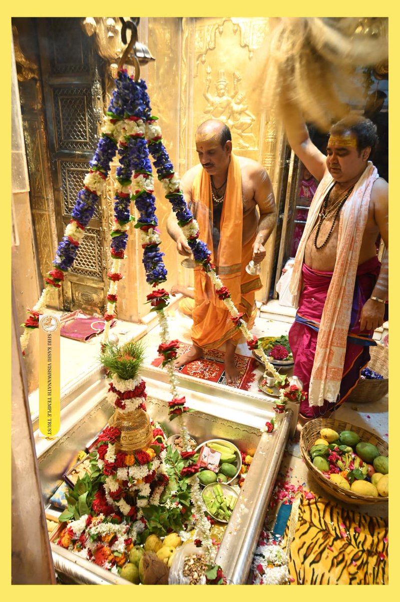 ShriVishwanath's tweet image. पवित्र श्रावण माह, तृतीय सोमवार, 28 जुलाई 2025 को प्रातः कालीन बेला में भगवान श्री विश्वेश्वर जी की मंगला आरती।
IIश्री काशीविश्वनाथो विजयतेतराम II
#banaras #kashivishwanath #bholenath #sawansomwar #hinduism #sanatandharma #sawan2025