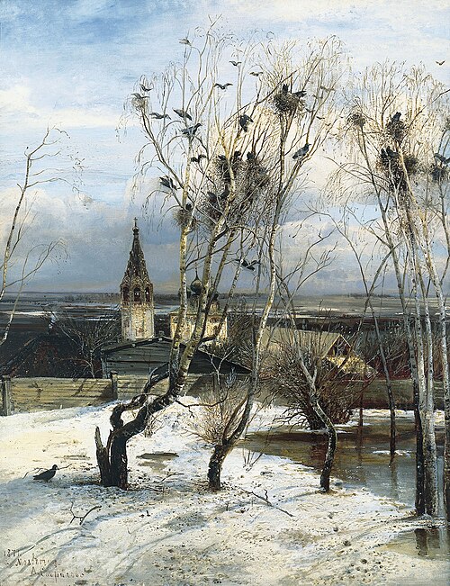 MorganaBwrites's tweet image. I had been sitting alone with books,
Till doubt was a black disease,
When I heard the cheerful shout of rooks
In the bare, prophetic trees.
~
And the rooks in the branches laugh and shout
To those that can hear and understand:
"Walk through the gloomy ways of doubt
With the…