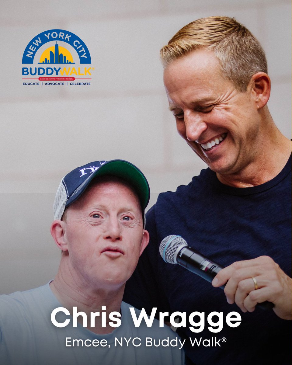 National Down Syndrome Society (@ndss) on Twitter photo We're thrilled to announce <a href="/ChrisWragge/">Chris Wragge</a> will be the emcee for the 2025 NYC Buddy Walk®! A long time supporter of NDSS, Chris co-anchors CBS2 News This Morning and CBS2 News At Noon with Mary Calvi. We can't wait to have Chris back on stage for our favorite day of the year! 🎉 We're thrilled to announce <a href="/ChrisWragge/">Chris Wragge</a> will be the emcee for the 2025 NYC Buddy Walk®! A long time supporter of NDSS, Chris co-anchors CBS2 News This Morning and CBS2 News At Noon with Mary Calvi. We can't wait to have Chris back on stage for our favorite day of the year! 🎉