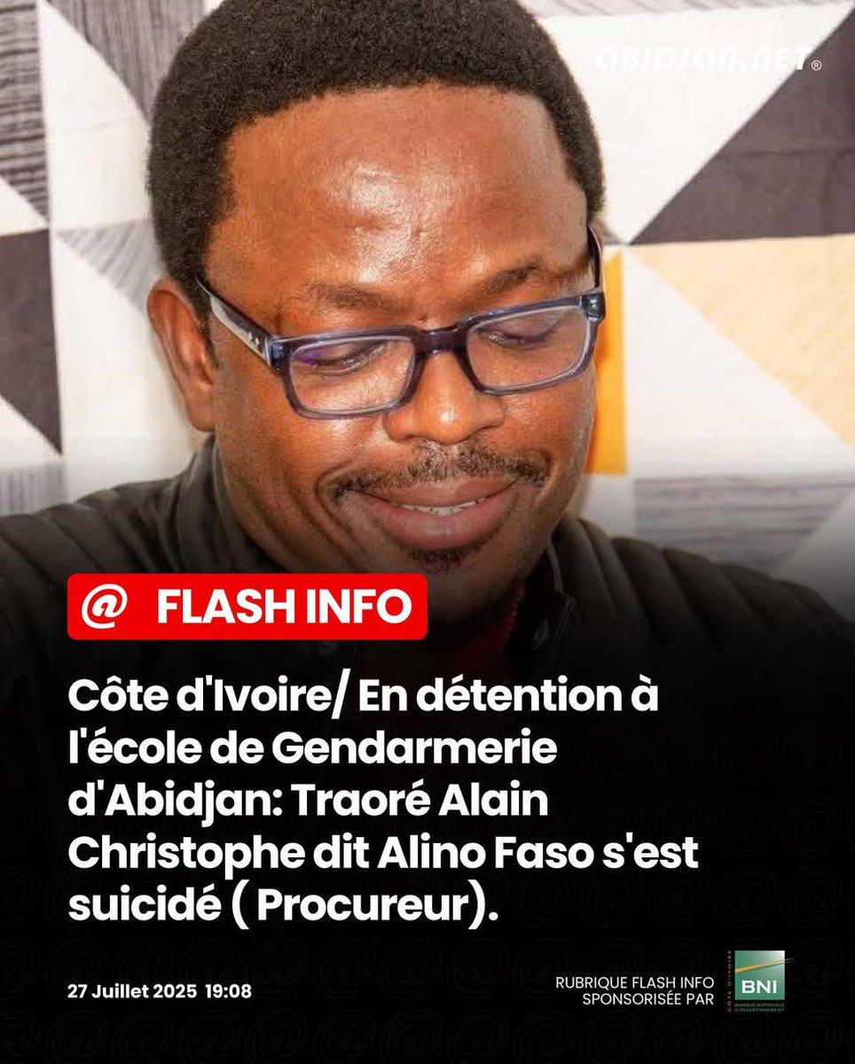 abidjan_net's tweet image. #FlashInfos🚨
news.abidjan.net/flash-infos