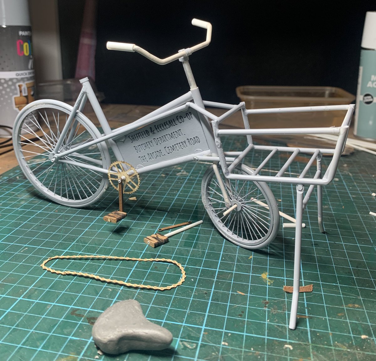 Delivery bike is really taking shape now…