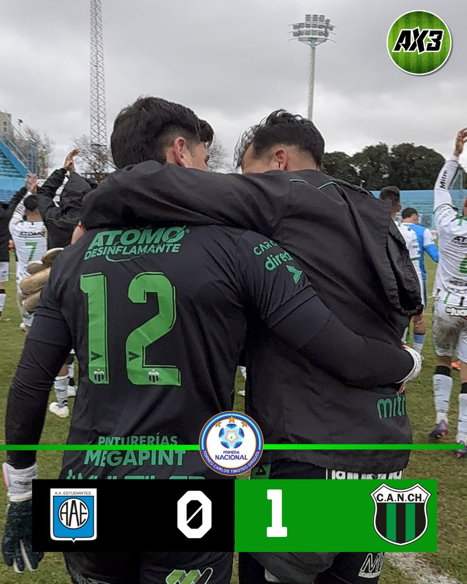ElAscensox3's tweet image. 🟩⬛️ DE LA MANO DE LOTITO  

CHICAGO sigue sumando desde la llegada de Gaston Lotito y lleva 8 sin perder. 

⚽️Fue 1-0 como visitante a ESTUDIANTES RC con gol de Rodriguez.

El equipo de Mataderos queda  9no a 4 pts del Reducido.  

👤 @DanielCacioli