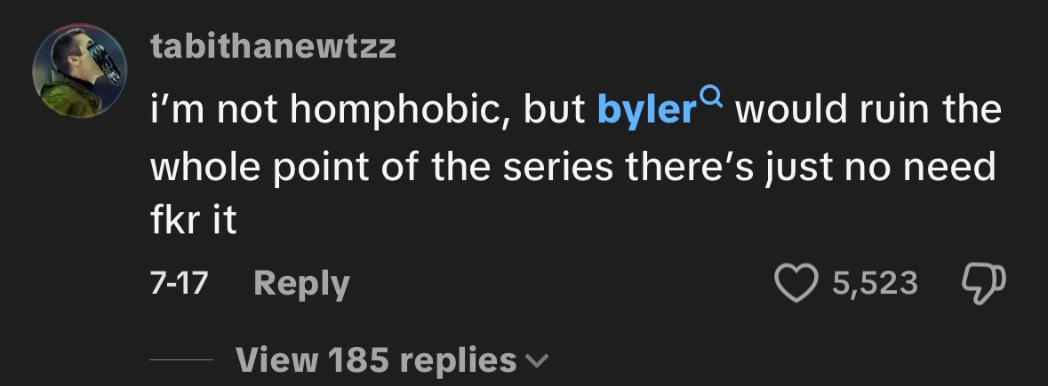 flipsidevhs's tweet image. no freaking shot you said you’re not being homophobic and then said something homophobic