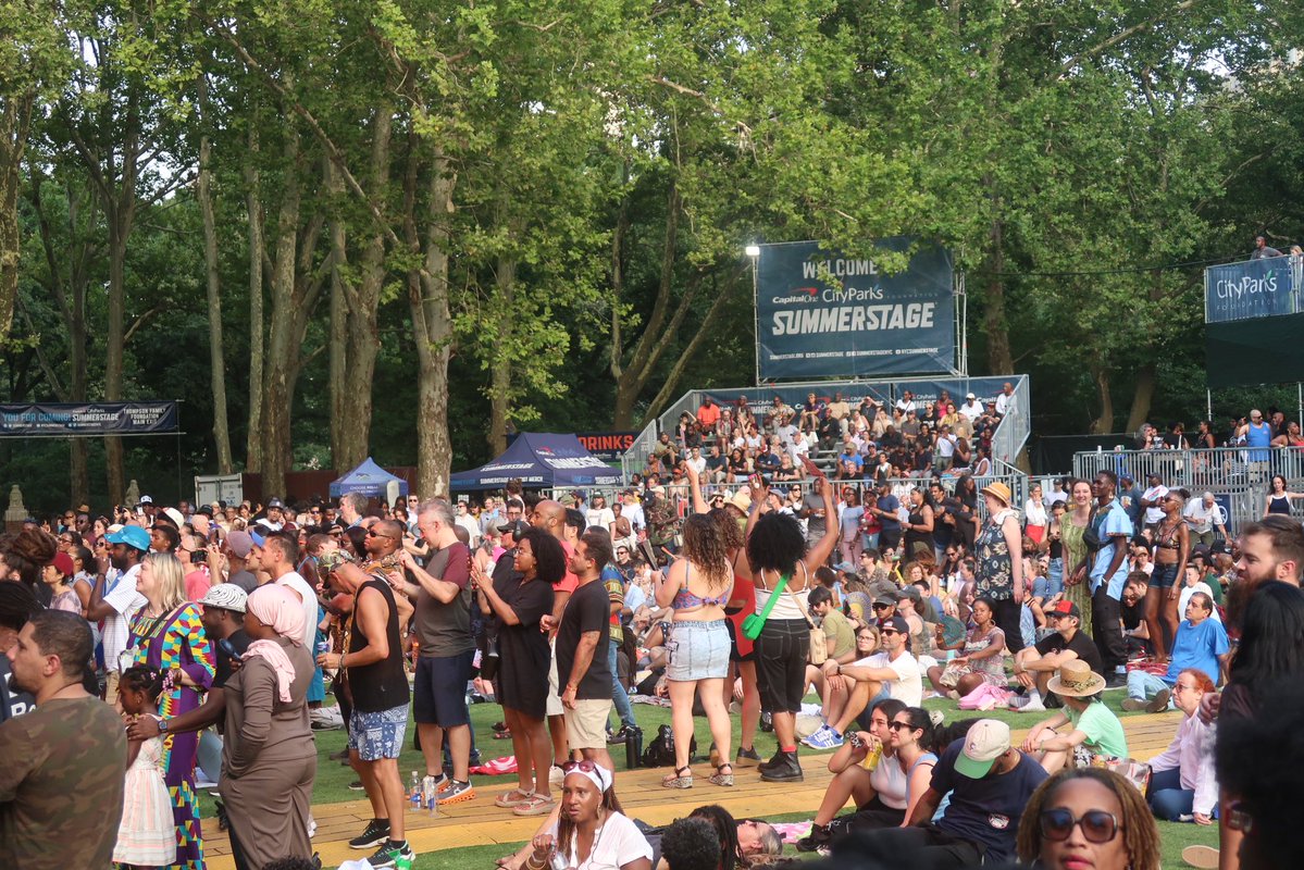 SummerStage's tweet image. We’re back in Central Park for another FREE show! Catch @Femiakuti, @DeadPrezRBG, Elida Almeida, @richmedina, and @Alhan_islam tonight.