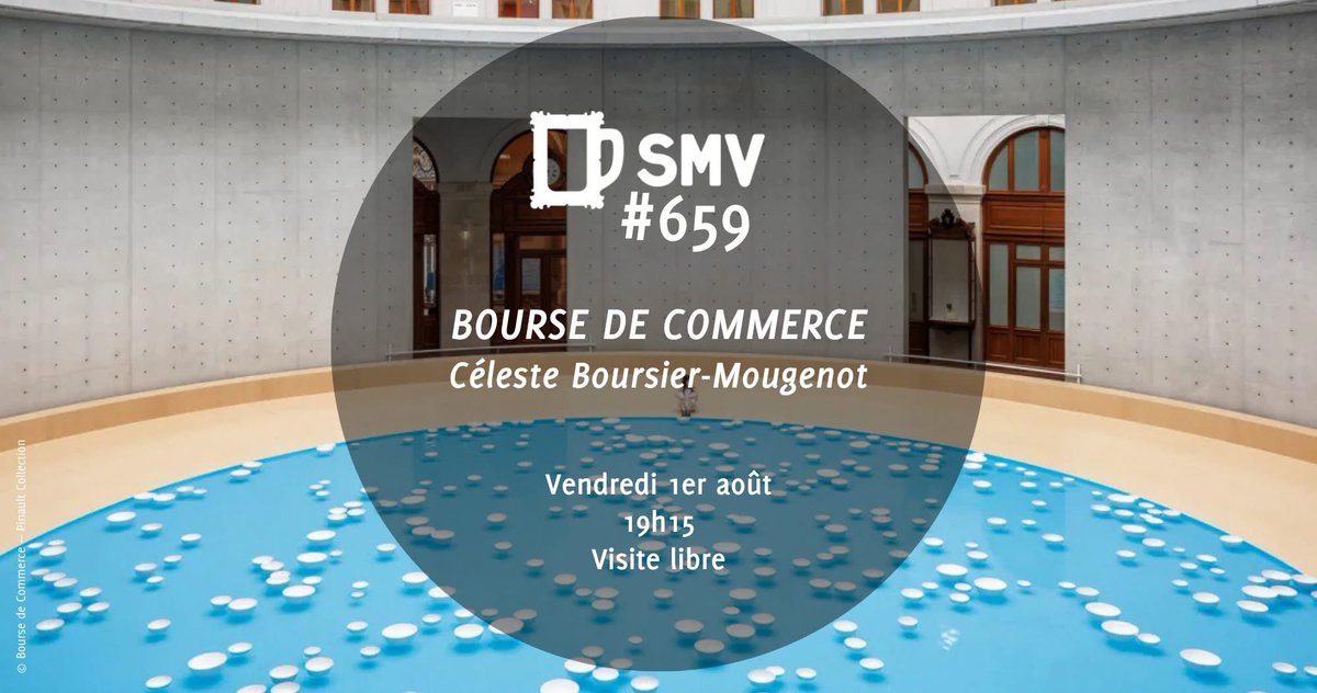 [#SMV659] 📅 #AvosAgendas !
Ce 1er août à 19h15, laissez-vous bercer par l'œuvre immersive de Céleste
Boursier-Mougenot, et plongez dans l’exploration des liens corps/esprit dans l’expo
#CorpsetAmes à la <a href="/BourseCommerce/">Bourse de Commerce — Pinault Collection</a> !
🔎 +infos : fb.me/e/5W474veUf
#PinaultCollection