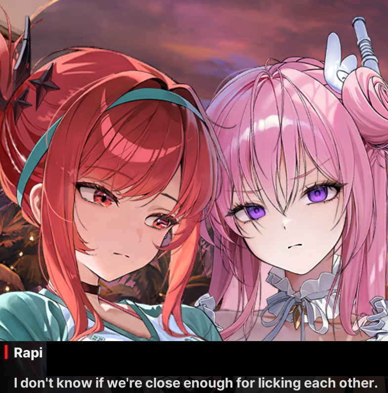 KOGG__'s tweet image. Rapi&apos;s just saying whatever comes to her mind now, huh?