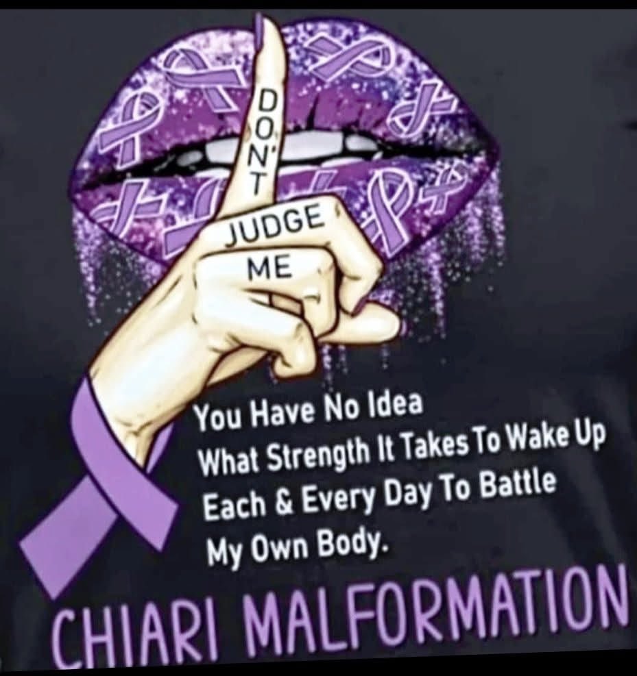 Chiari Malformation Awareness #chiarimalformation #chronicpain #chronicillness