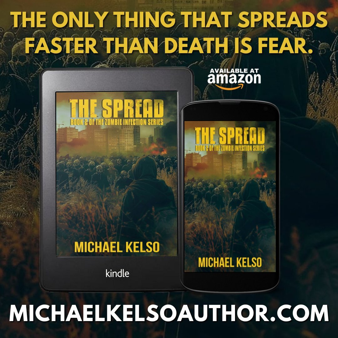 AuthorShout's tweet image. The Spread Book 2 of the #Zombie Infection Series is available at amzn.to/3GwWJ9C
@MichaelKelso2
#books #bookboost #bestbooks #infection #goodreads #readingcommunity