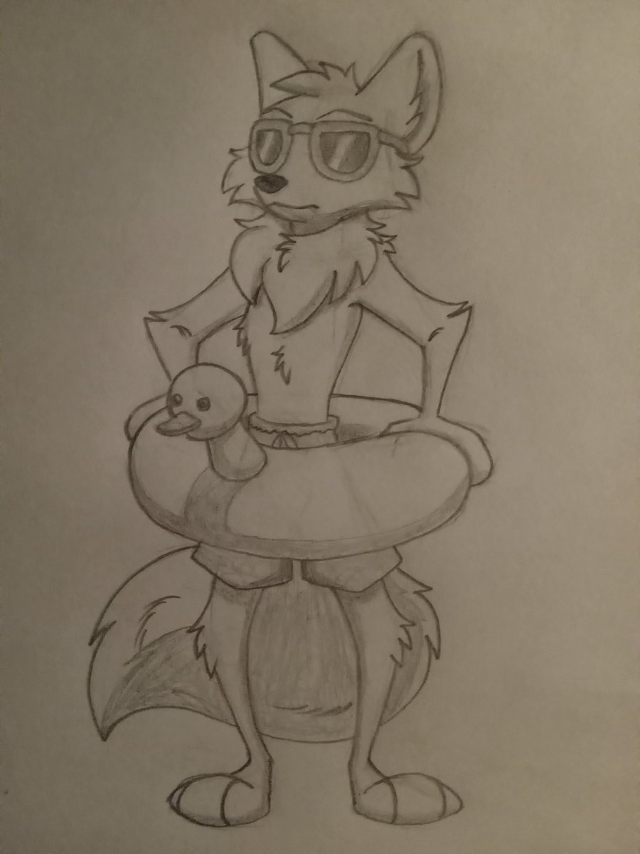 FluffyFluff_1's tweet image. Vacation Fox