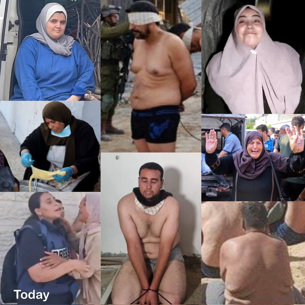 Slamx22's tweet image. سكان غزة بعد سنتين من &quot;المجاعة&quot; ولك الووووو