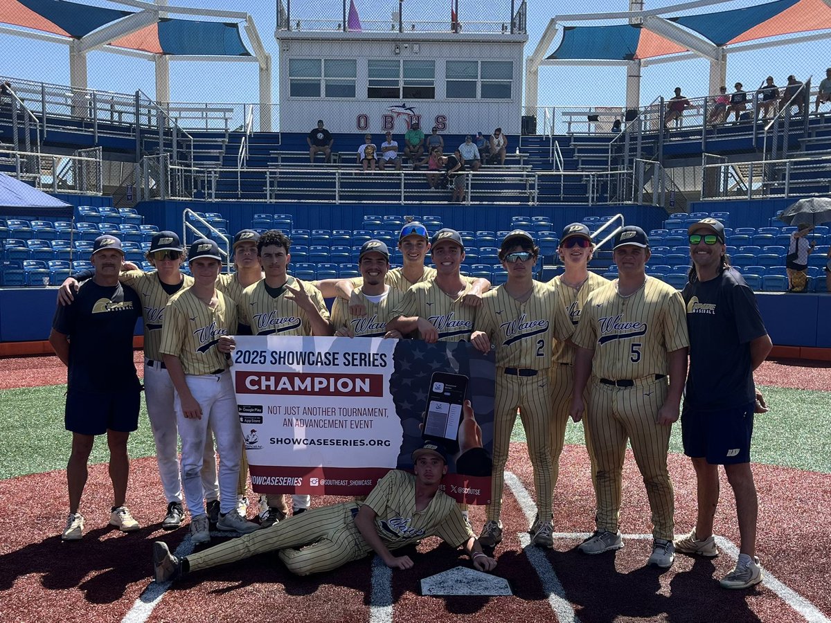 Congrats to Showcase Series @ Orange Beach 16 Division Champions Wave 2027! #ShowcaseSeries