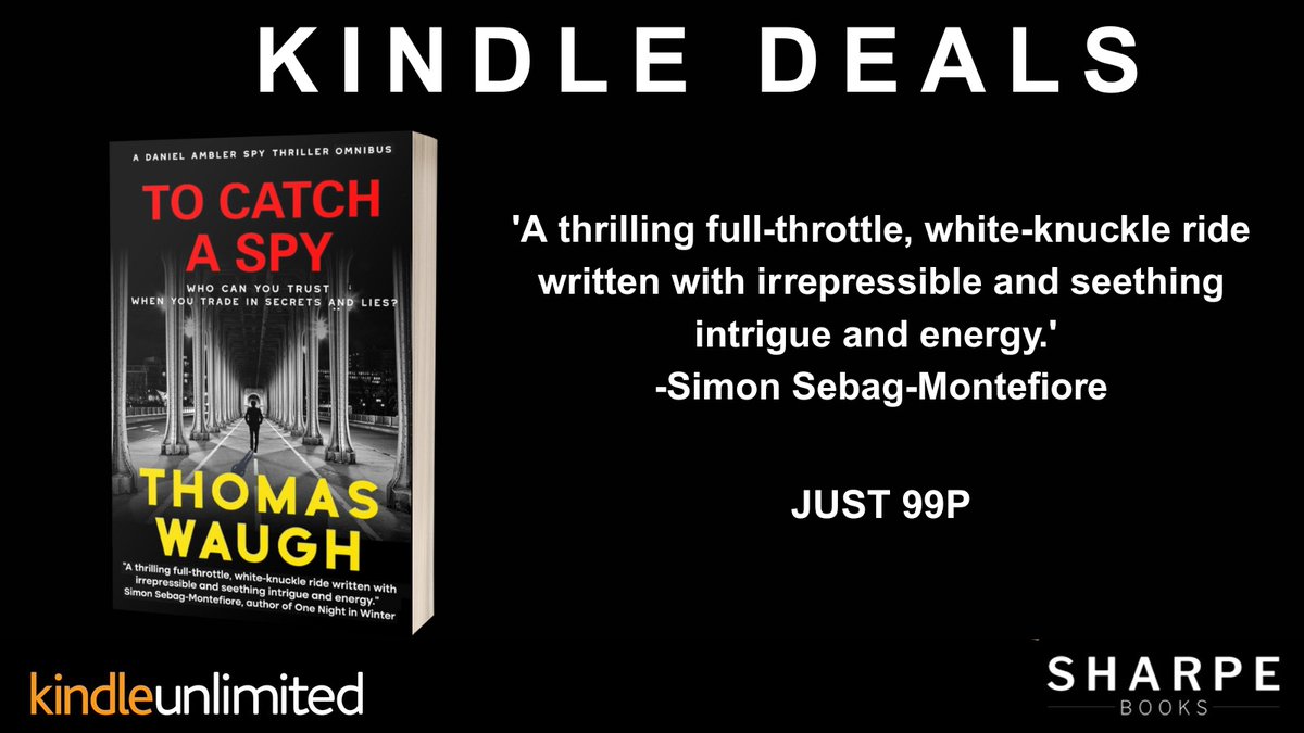 #KindleDeals
#99p To Catch A Spy, by @thomaswaugh88

Who can you trust when you trade in secrets and lies?

amazon.co.uk/Catch-Spy-Dani…

#spyfiction #coldwar #bookboost