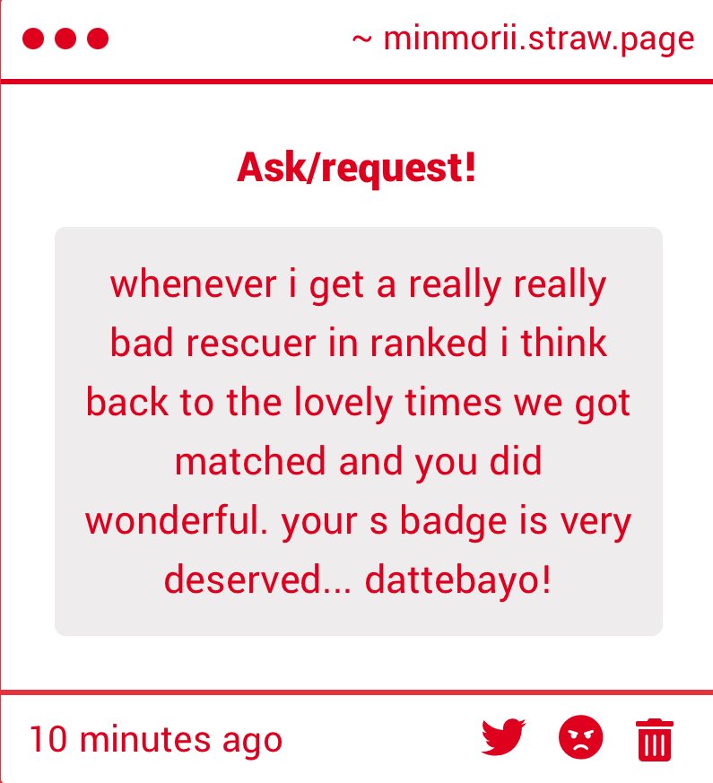midcenary's tweet image. HELP THANK U 😭😭 hope u get better rescuers soon and when u do they’re me in spirit trust..
minmorii.straw.page
