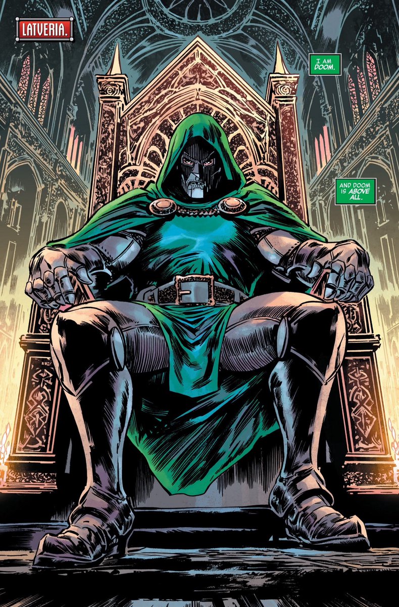 ComicsCuts's tweet image. Doom is above all. 😤