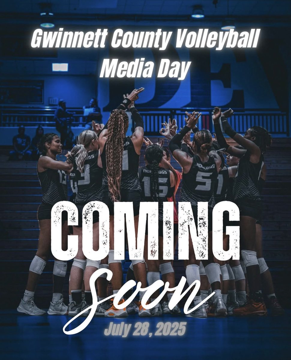 Tomorrow is Gwinnett County Volleyball Media Day at Seckinger HS. Ellie Ruth Blue, Grayson Taylor, and Sofia Guerrero-Wilson will be representing us. Stay tuned for more..