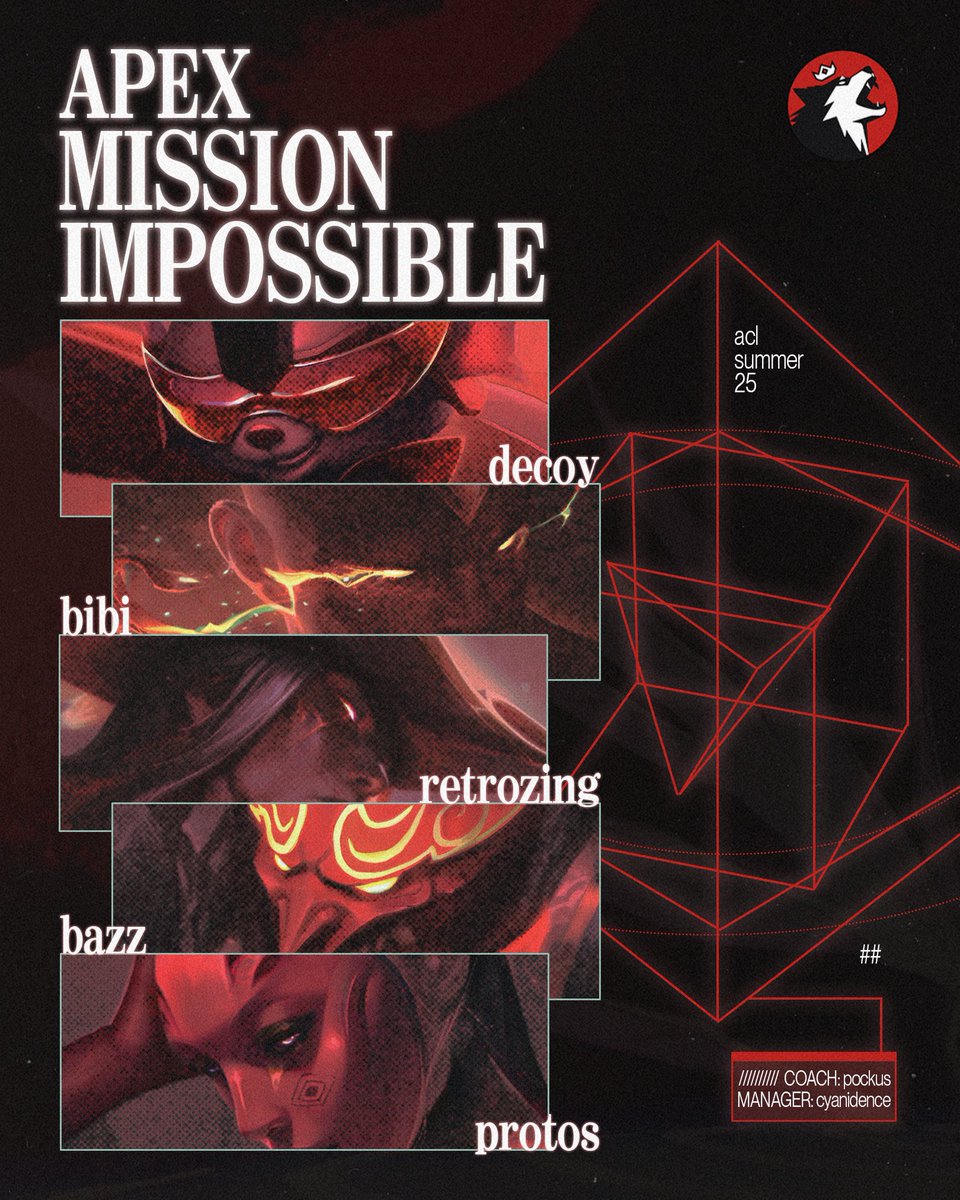 the fate of destruction is also the joy of rebirth.

top: <a href="/dec0ylol/">Decoy</a> 
jg: @daimonz_ 
mid: <a href="/retrozing/">Retrozing</a> 
ad: @bazzb33 
supp: @protoslol

coach: @pockusss | manager: <a href="/cyanidence/">lee</a>