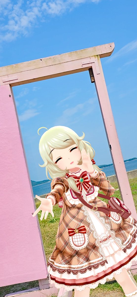 toukodou's tweet image. おはようございます
日間賀島からこずえちゃん
離島は良いもの
#デレステAR
#遊佐こずえ