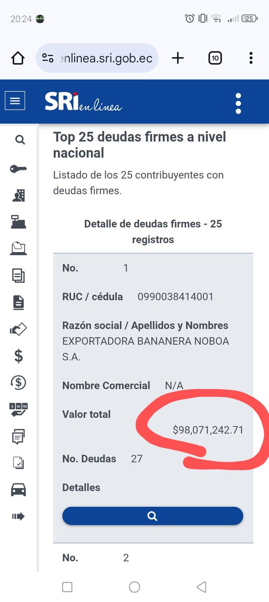 Hector5RC's tweet image. #DecretoMortal57 | Mientras el SRI persigue a los pequeños, la familia de Daniel Noboa se &quot;ahorró&quot; 77 millones de dólares en deuda.

5.000 despedidos. Servicios colapsados. Pero su fortuna intacta.

Gobierna para los suyos. El resto, que sobreviva.

¡INCREÍBLE!

#DanielNoboa