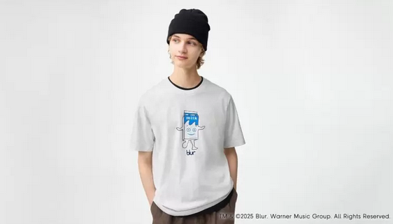 Blur ブラー Tシャツ GU（ジーユー）『Blur（ブラー）』コラボが2025/8/12より新発売
