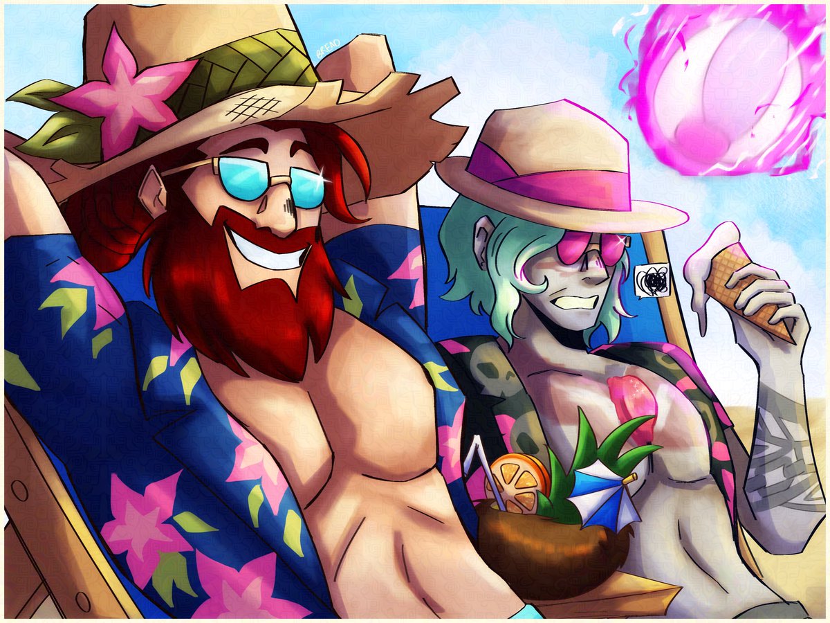 Beach day!
#Brawlhalla #BrawlhallaArt