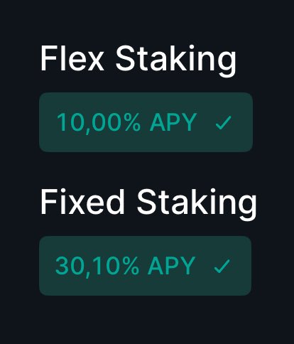 SebasP49474734's tweet image. My first fixed staking try… highly profitable and position closed… bet some of you know which asset this was…