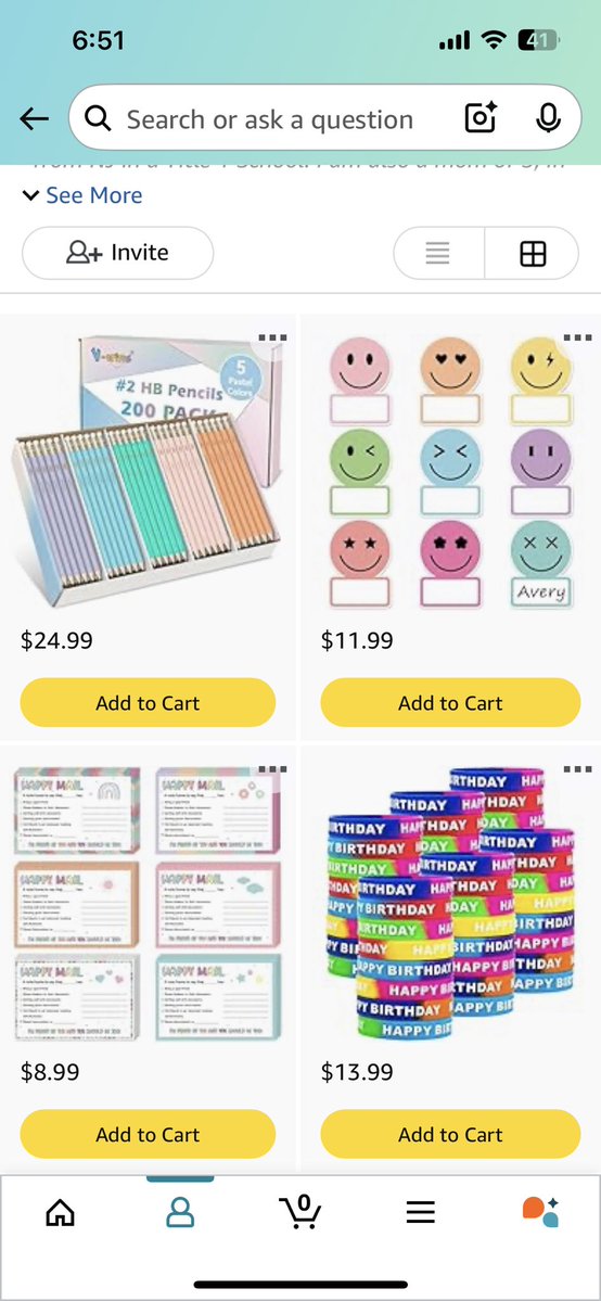 ab6284's tweet image. So many adorable incentives & decor on my Amazon list. Can anyone help? R/P?
Target list has the basic markers, notebooks & more that I need for as low as 25 cents. Can anyone help or R/p?
Amazon: tinyurl.com/2uyvaa5v
Target: tinyurl.com/5c2wbhka