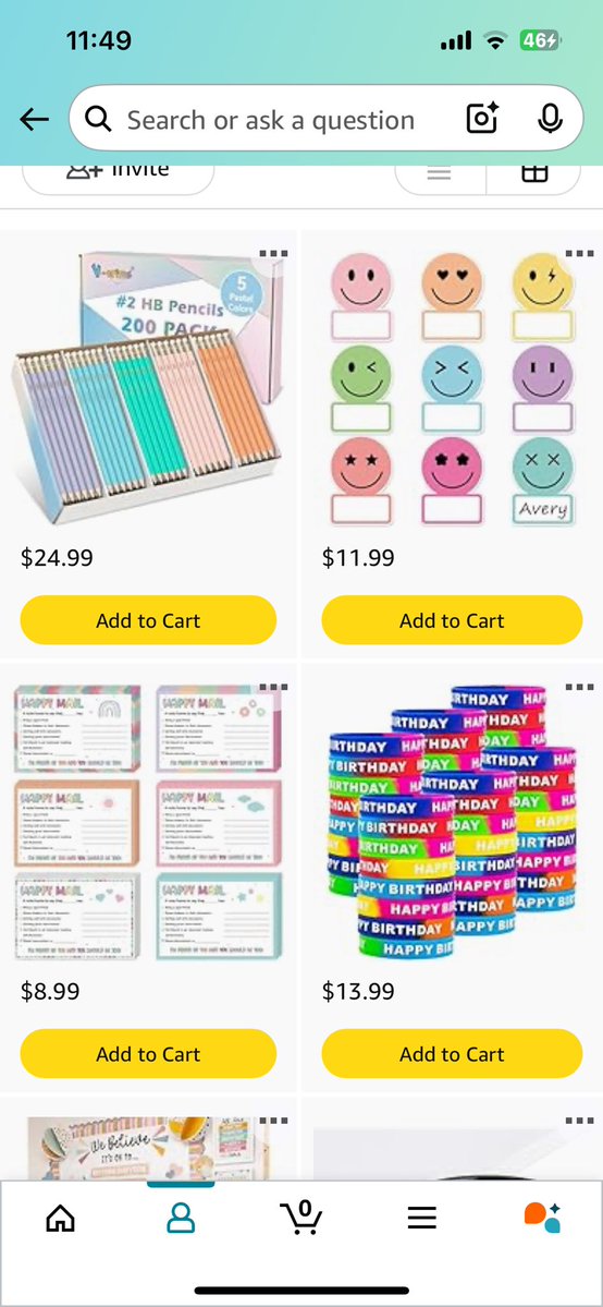 ab6284's tweet image. So many adorable incentives & decor on my Amazon list. Can anyone help? R/P?
Target list has the basic markers, notebooks & more that I need for as low as 25 cents. Can anyone help or R/p?
Amazon: tinyurl.com/2uyvaa5v
Target: tinyurl.com/5c2wbhka