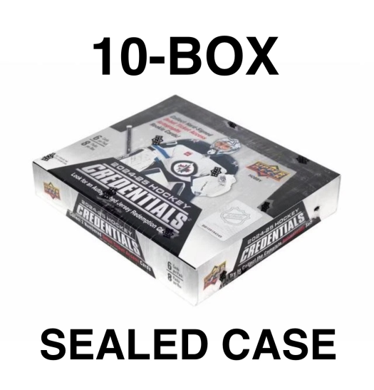 YahMonMLB's tweet image. 🚨HOT CASE BREAK🚨
🏒PYT#1193-
24/25’ Credentials Hobby
Sealed 10-Box Case!
10 autos guaranteed 
#thehobby 
@HobbyUnlimited