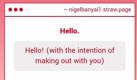 nigelbanyai1's tweet image. Interesting way to say hello. I like it.