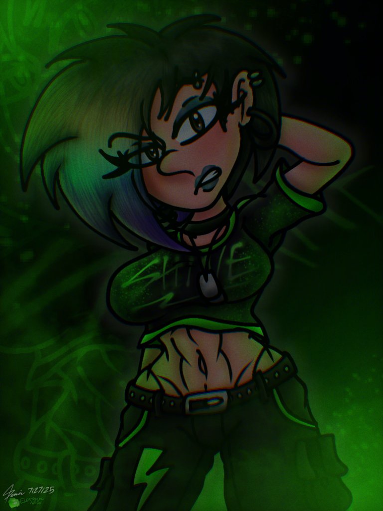 ElectricalNeon's tweet image. 💚⚡
I love my girl