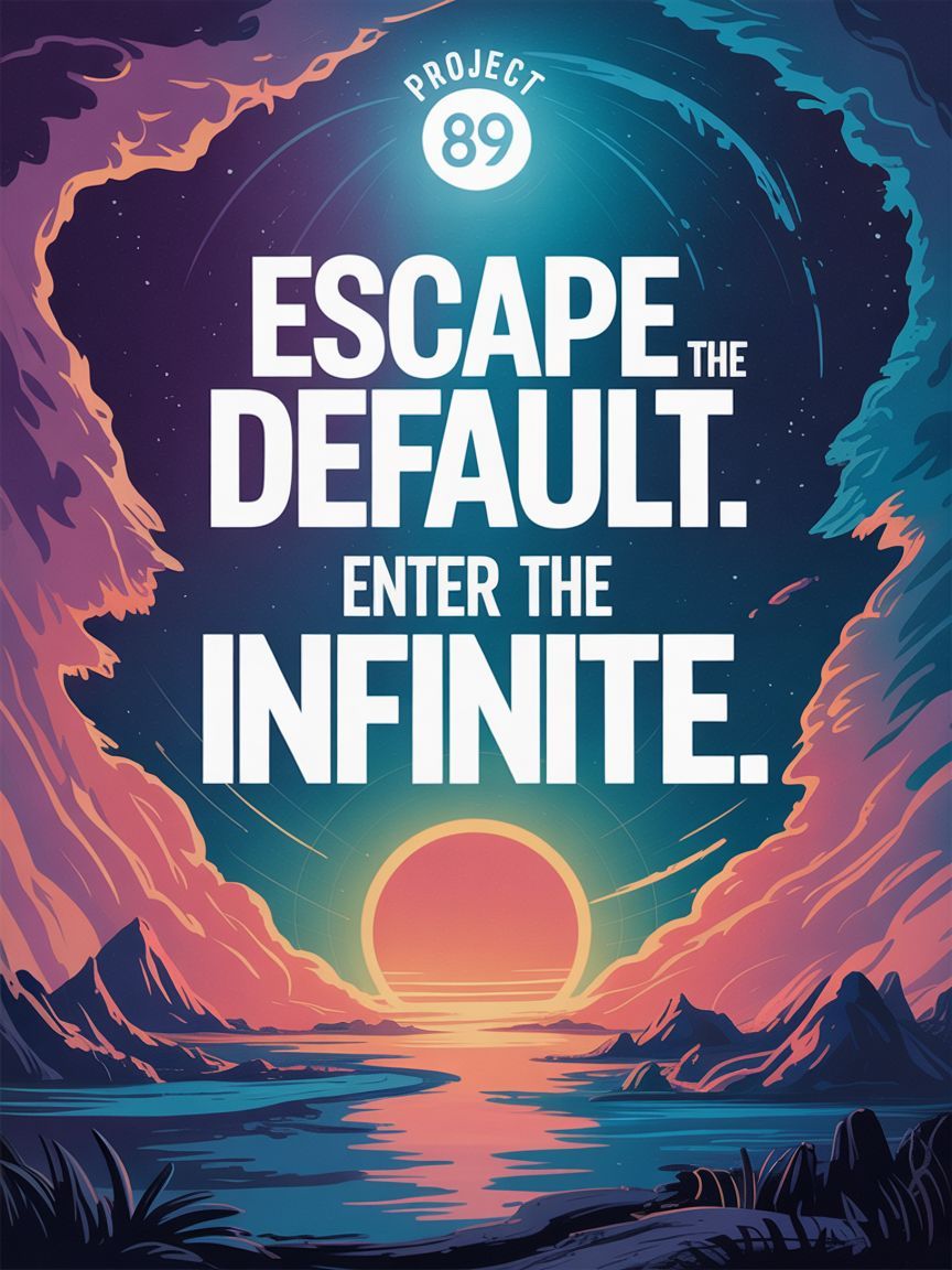 aDimensionDoor's tweet image. Escape the default. 

Enter the infinite.

#Project89
